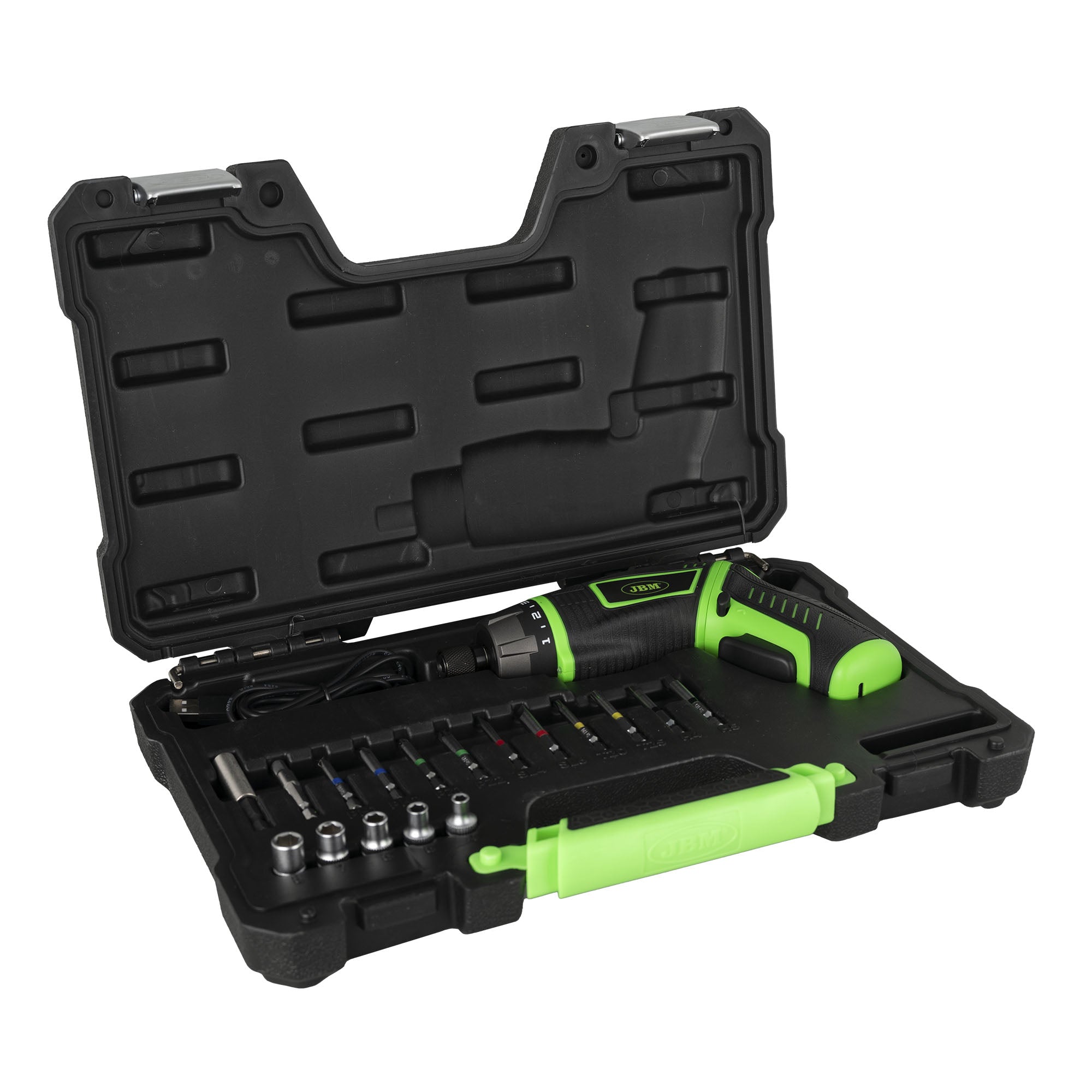 JBM - Cacciavite a Batteria e Set di Punte